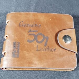 Bailini Leather Hidden Compartment Wallet